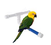 Bath Perch For Bird Shower - ABS 21x24x10cm | Suction Cup Window Stand | Parrot Cage Accessory and Bath Toy Rack For Wall Mount Indoor Pet Bird Shower and Play Use