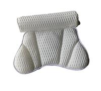 Bath Pillow For Tub, Bath Pillow For Head And Neck,With 6 Strong Suction Cups & Hook,Helps Support Head,For All Bathtub And Home Spa, LJJY-KK