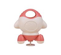 Bath Playing Toy Rocket Shower Rose Swimming Pool Education Toys Rotary Bathtub Toy Gift for Boys Girls Infant Bite-free Pink