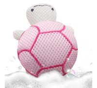 Bath Pufs Shower, Turtle Body Ball, Cute Mesh Puf, Soft Gentle Scrubber, 5,51 × 3,54 × 2,36 in Kid Friendly Bath, Accessory for Boys, Girls, Baby, Daily Bathroom Use