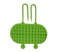 Bath Scrubber, Washing Brush, Reutilizable Gentle Bristles Diseño Flexible Easy Cleaning Soft Touch, Pet Brush for Grooming, Shedding, Masaje, 4,72 x 2,36 pulgadas