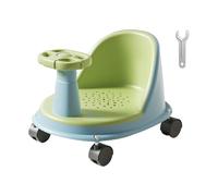 Bath Seat, Baby Bath, Smooth Edges Rounded Corners Soft Support Safety Lock, Shower Accessories for Home, Girl, Kids, Boy, Bathroom, 14.96x11.81x7.09 Inches