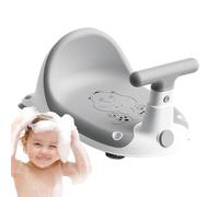 Bath Seat, Ergonomic Non-Slip Shower Stool, Comfortable Bathtub Seat, Cartoon Motorcycle Shape for Babies Sitting Up During Bath Time, 14.57x10.71x8.11 Inches