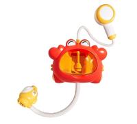 Bath Shower Toy Crab, Bubble Spitting Bath Entertainment, 6 Inches Bathtub Water Game with Fun Spray, Bathroom Accessory with Suction Cup, Kids Home Travel Bathroom Play Tool Indoor Bathtub