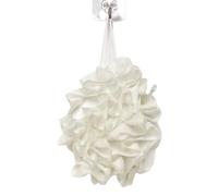 Bath Sponge, Body Scrubber, Soap Pouch Included, 5.51x5.51 Inches, Multifunctional Skin Care Accessory, Daily Use for Shower, Travel, Spa, Bathroom, Relaxation