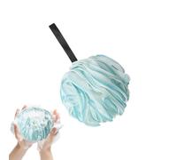 Bath Sponge, Fine Mesh Shower Washcloth, Gentle with Rich Lather Feature, Large Loofah Scrubber for Daily Cleaning, Body Sponge with Plush Style, Bathroom Tool for Family Travel
