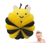 Bath Sponge Loofah, Sponge Body Scrubber | Scrubber exfoliante corporal con diseño de abejas - Cepillo corporal de limpieza, bolas de ducha de depurador corporal para baños hombres y mujeres