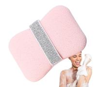 Bath Sponge, Pouch, 4.72x3.35x0.79 inches Foaming Sponge with Drawstring, Travel Cleaning Soap Saver Shower, Gentle Back Scrubber Bag for Body Wash, Bathroom, Women Men