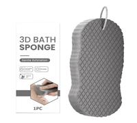 Bath Sponges For Shower, Sponges For Women Men, Gentle Cleaning Supplies Bathing Scrubber Loofah, Soft Shower Sponge For Body Wash For All Skin Types Women Men Home Apartment Dorm Hotel Travel
