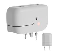 Bath Spout Cover for Baby, Soft Cartoon Silicone Bathtub Spout Protector,13.2x5.9x10.8cm/5.2x2.32x4.25in Anti-Collision Faucet Cover, Brown, Grey, Apricot