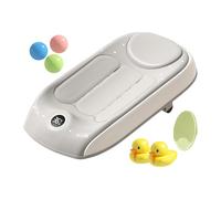 Bath Support - Kids Bathing Seat with Temperature Sensing and Three-Level Height Adjustment, Safe Non-Slip Bathtub Chair | Bath Seat for Children Home Use, Traveling, Hotel, Beach, Shower, Indoor