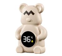 Bath Temperature Gauge - 5.51 Inches Floating Thermometer | Bear Shape Water Temperature Sensor, Cute Bath Toy for Hot Spring, Pool, Shower, and Family Travel