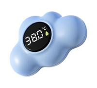 Bath Temperature Gauge - Floating Water Thermometer | 10x8cm Cloud Shape LED Display with Accurate Reading, Waterproof Electronic Monitor with Bathroom Accessory for Nursery, Indoor and Outdoor Use