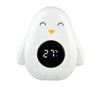 Bath Thermometer - 3.94x3.54x0.79 Inches LED Display Penguin Bath Tester, 70g Floating Digital Water Temperature Meter For Kids Boys Girls Wash Adutls Time Safety