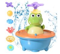 Bath toyCrocodile - Electric Pool Game with LED Light, Fountain Bathtub Toy| Water Spray Bath toyFor Boys Girls Home Daycare Bathroom Playroom Summer Hotel Travel Holiday