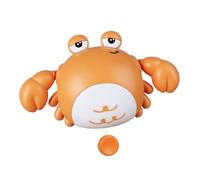 Bath Toys, Crab Toys, Floating Design Bright Colors Safe Materials Portable Size, Water Play for Home Travel Park Pool Daycare Boys Girls, Blue, Orange