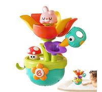 Bath Toys, Flower Blooming Water Game Toddler, Educational Interactive Bathtub Toys Kids Aged 1 to 3, Fun Shower Time Activities for Birthday, Christmas, and Easter Party