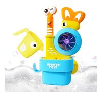 Bath Toys for Kids Ages 1-3, Interactive Water Play Set with Suction Cups, Durable Bath Time Accessories , Activity Kit Home Bathroom, Party Favor Beach for Boys Girls
