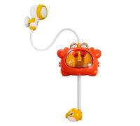 Bath Toys for Kids - Crab Shape Shower Head Water Sprayer, Bubble Spitting Bath Time Fun Toy, Cute Bathroom Bathtub Accessory with Safe Flow Design | Interactive Water Play Toy for Boys Girls Travel H