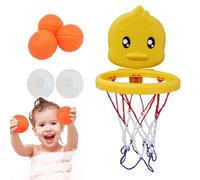 Bath Toys Playset - Bath Toys For Kids | Basketball Hoop For Bathtub | Portable Water Play Set Interactive Bathroom Game | Cartoon Basketball Hoop For Preschool Home Kindergarten Bedroom
