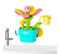 Bath Toys Set, Educational Watering Flower Game, Suction Cup Shower Toy with Irrigation Cup, Fun Interactive Water Play for Kids, Durable Daily Use for Ages 1-3 Home Hotel Pool