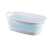 Bath Tub - Foldable Baby Bathtub | Portable Shower Basin With Non-Slip Base And Drain Plug | Compact Infant Bathing Tub For Newborns And, Travel-Friendly Baby Bath Solution