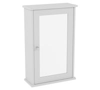 Bath Vida Armario de pared con espejo de 1 puerta (FSC 100%) (blanco)