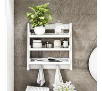 Bath Vida Estante pequeño para colgar (FSC 100%) (blanco)
