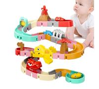 Bath Water Ball Track para bebé: tobogán de Aguas de Nivel múltiple, Tazas de succión de instalación fácil, construcción Resistente Segura, Juego Colorido | Juguetes de baño para niños, Edades de 4 a