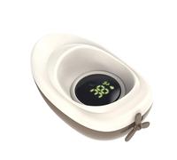 Bath Water Thermometer - 13x7.5x5cm Floating Digital Smart Tub Temperature Sensor, Compact Boat Shape Water Safety Monitor with Visual Hot Cold Indicators Precise Measurement for Infant Comfort Easy A