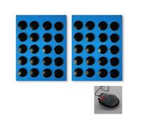 Batheidon 40 Piezas Patín de Puntos UHMW-PE para Ratón, Deslizamiento Suave y Duradero, Ideal para Jugadores Que Buscan Precisión, Compatible con Alfombrillas de Vidrio