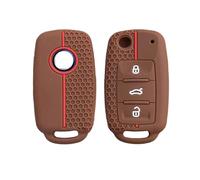 Batheidon Funda Llave para Volkswagen, Funda Llave de Silicona para Volkswagen, Funda Protectora para VW Polo, Funda Protectora para Golf, Protección Completa y Diseño Ligero