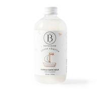 Bathorium Little Charlie Bubble Milk: Baño de burbujas suave y nutritivo para bebés, enriquecido con leche de coco y avena, seguro para pieles sensibles, S, blanco, 230 ml