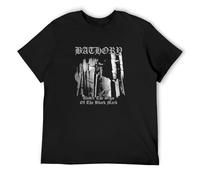 Bathory Under The Sign of The Black Mark Album T-Shirt Mens Black Tees Unisex Shirt S