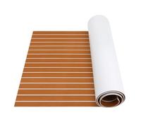 Bathrena Cubierta de teca, 240 x 90 cm, imitación de teca, esterilla de plástico y madera, para exportación de yates, para yates, barcos, kayak y autocaravana (A-3)