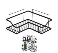 Bathroom Corner Shelf | Shower Shelves Corner | Shower Storage Rack Corners | Space-Saving Household Accessories | Bathroom Corners Soap Holder For Face Wash, Soap, Toiletry, Champú, Acondicionador