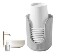 Bathroom Cup Dispenser - Vanity Paper Cups Organizer | Countertop Cup Holder for Mouthwash Rinsing Cups | Compact Space-Saving Storage for Bathroom, Kitchen, Guest Room, Home & Office