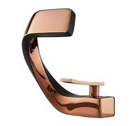 Bathroom Deck Mounted Basin Faucet Black Sink Tap Single Hole Water Tap Hot And Cold Mitigeur Mixer Faucet(Black Rose gold)