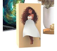 Bathroom Decor Box for Toilet Paper 10.04x5.12x2.76 Inches, Flying Skirt