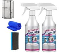 Bathroom Descaler Cleaner For Glass Shower Doors, Bathroom Descaler Spray, Bathroom Descaler Cleaner, All Purpose Bubble Cleaner Foam Spray (2 Pcs)