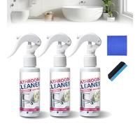 Bathroom Descaler Foam Cleaner, 120ml Bathroom Descaler, Large Content Stubborn Stains Cleaner for Bathtub Glass (3PCS)