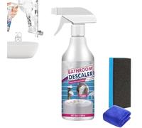 Bathroom Descaler Foam Cleaner, Bathroom Descaler Foam Cleaners Spray, Stubborn Stains Cleaners, Bathrooms Descalers Cleaner, All Purpose Rinse Cleaning Foams for Bathrooms (1, Pcs)