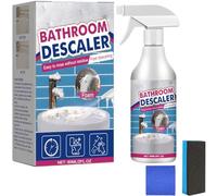 Bathroom Descaler Foam Cleaner Spray, All-Purpose Foaming Bathroom Descaler Spray, Stubborn Stains Cleaner for Bathtubs, Toilets, Glass, and Faucets (1Set)