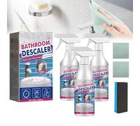 Bathroom Descaler Foam Cleaner, Stubborn Stains Cleaner, Bathroom Cleaner Bath-room Glass, for Toilet Bath Shower Glass Sink, Restore Original Luster (3pcs)