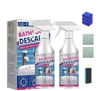 Bathroom Descaler Foam Spray, 2025 New Bathroom Foam Cleaner, Multipurpose Household Descaler for Bathtub, Glass, Toilet, Bath, Shower (2set)
