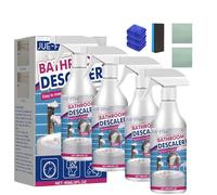 Bathroom Descaler Foam Spray, 2025 New Bathroom Foam Cleaner, Multipurpose Household Descaler for Bathtub, Glass, Toilet, Bath, Shower (4set)