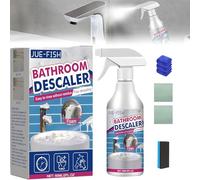 Bathroom Descaler Foam Spray, 2025 New Bathroom Foam Cleaner, Multipurpose Household Descaler for Bathtub, Glass, Toilet, Bath, Shower (1set)