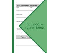 Bathroom Guest Book: 6x9 inches , 110 Pages