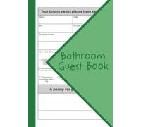 Bathroom Guest Book: 6x9 inches , 110 Pages