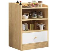 Bathroom Household Single Pumping Assembly Living Room Bedroom Locker Corridor Study 51X30X80cm Storage Box (Color : White) (Wood Color)